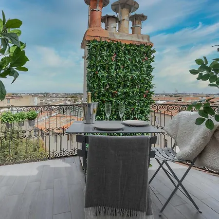 La Terrasse, Vue Sur Les Toits De Montpellier Apartamento Exterior foto